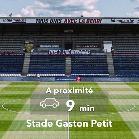 Le Studio Design ⸱ Stationnement Gratuit ⸱ Fibre Deols Екстер'єр фото