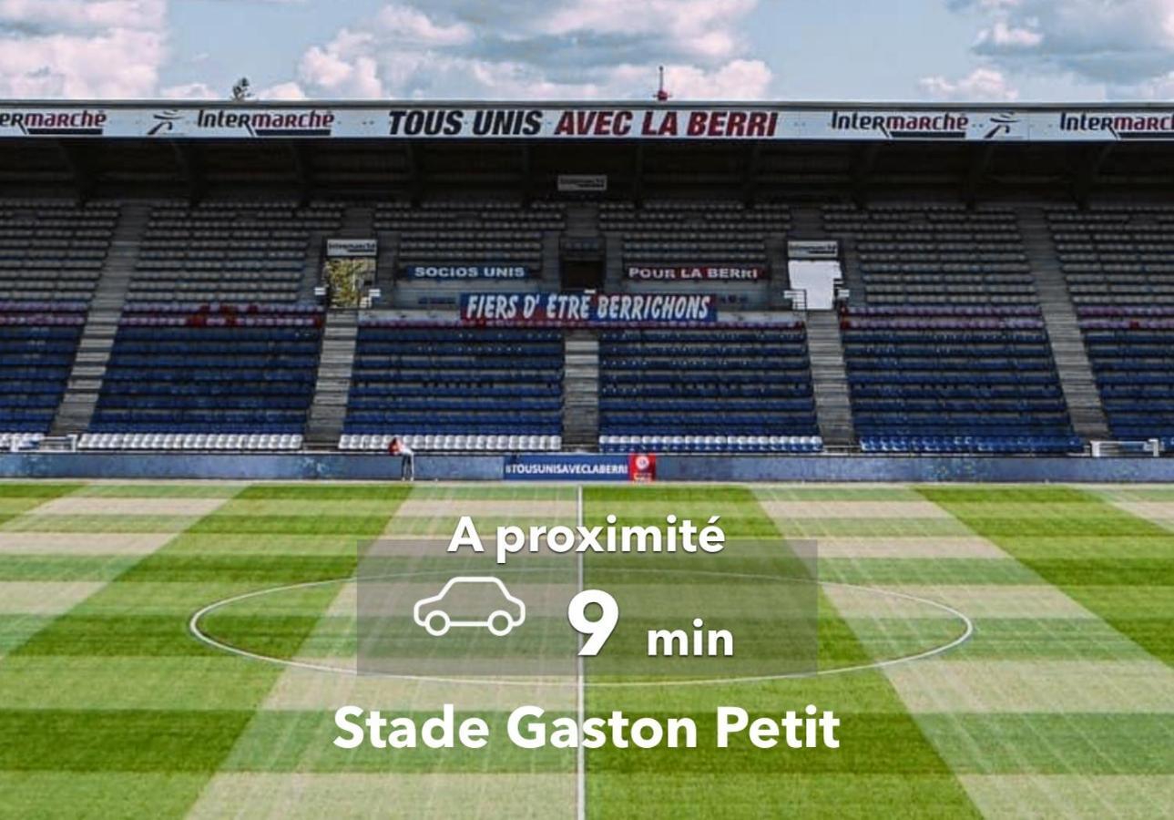 Le Studio Design ⸱ Stationnement Gratuit ⸱ Fibre Deols Екстер'єр фото